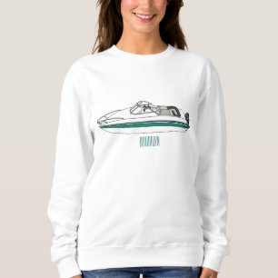 Sudadera Ilustracion personalizado en motocicleta