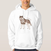 Ilustracion personalizado husky siberiano