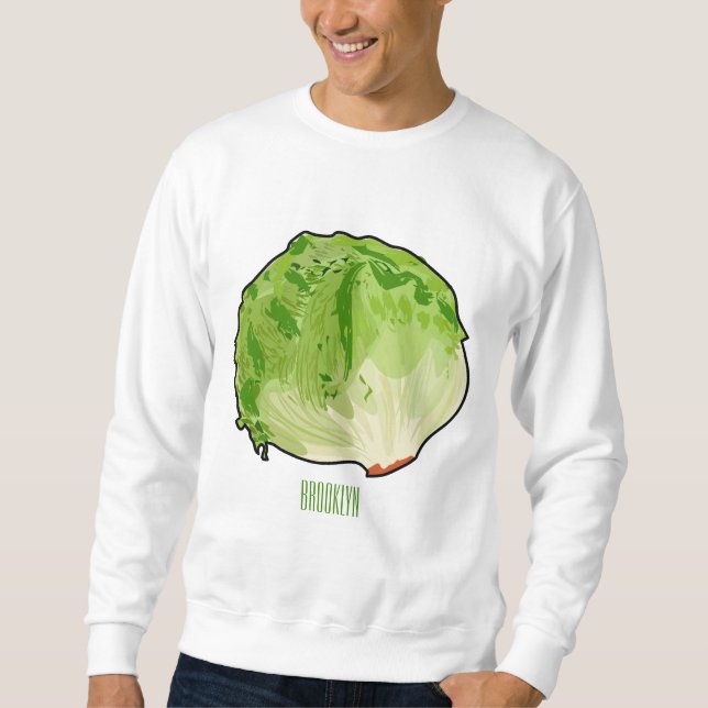 Sudadera Ilustracion personalizado Lettuce (Anverso)