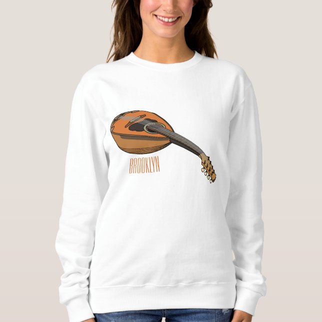 Sudadera Ilustracion personalizado Mandolin (Anverso)