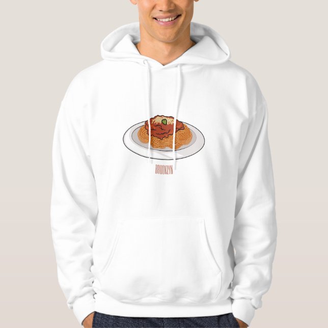 Sudadera Ilustracion personalizado Spaghetti (Anverso)
