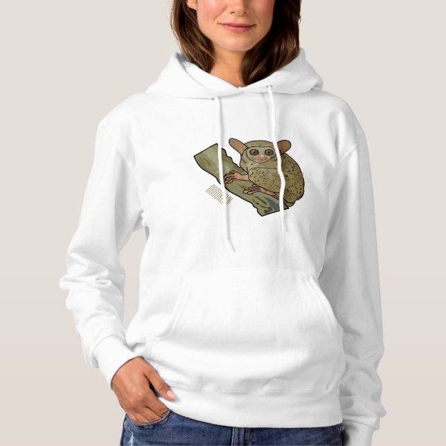 Sudadera Ilustracion personalizado Tarsier (Anverso)