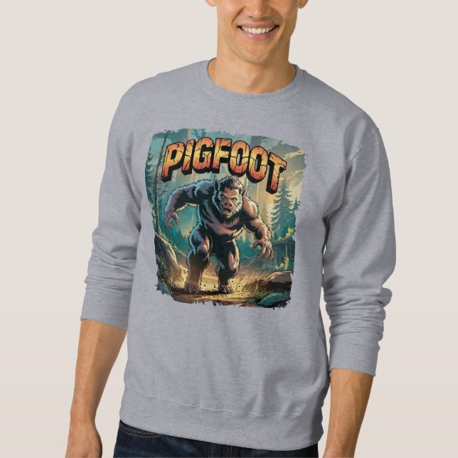 Sudadera Ilustracion Pigfoot Combo Creation Funny (Anverso)