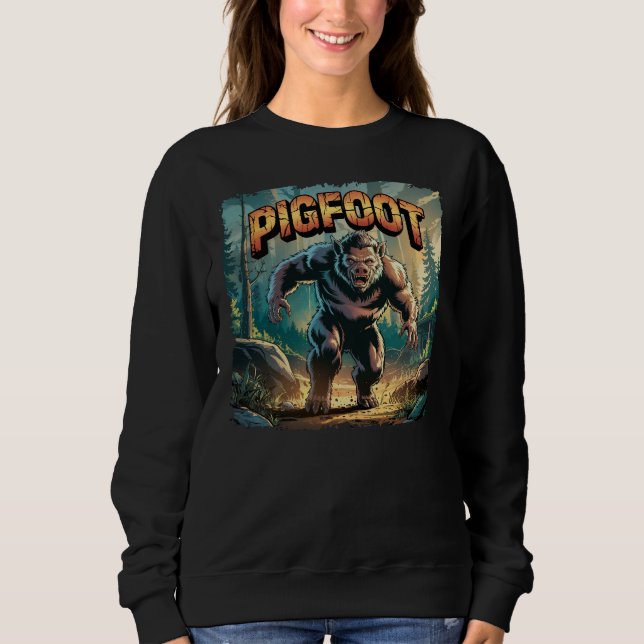 Sudadera Ilustracion Pigfoot Combo Creation Funny (Anverso)