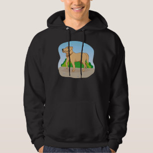 Sudadera Ilustracion representando a un perro labrador cami