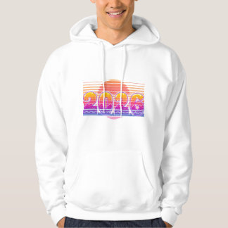 Sudadera Ilustración retro funky 2026 – Franjas de puesta d