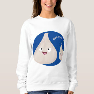 Sudadera Ilustracion vegetal de personalizado de ajo dulce