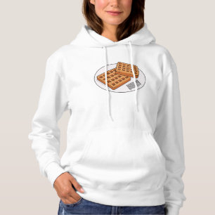 Sudadera Ilustracion Waffle personalizado