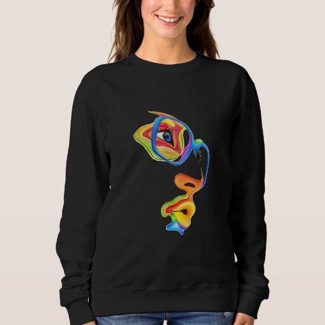 Sudadera Ilustraciones Brillantes E Interesantes (Anverso)