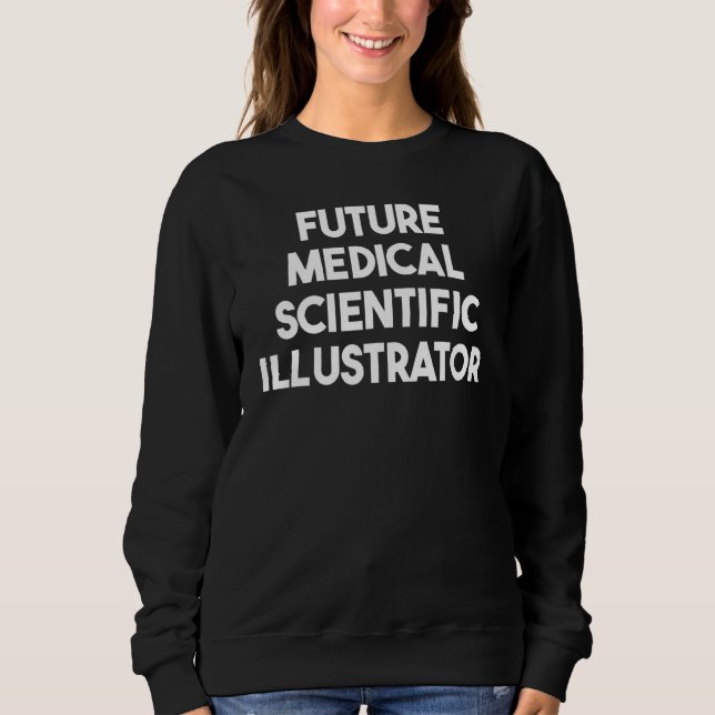 Sudadera Ilustrador científico médico futuro (Anverso)