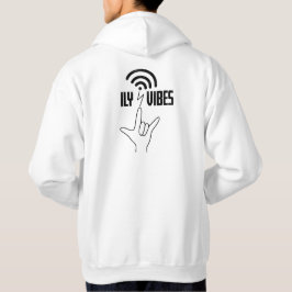 Sudadera ILY Vibes - ASL Design 