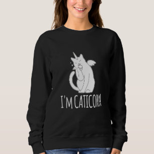 Sudadera Im A Caticorn Unicorn Cat