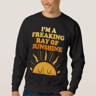 Sudadera I'm A Freaking Ray Of Sunshine Sarcasm Saying