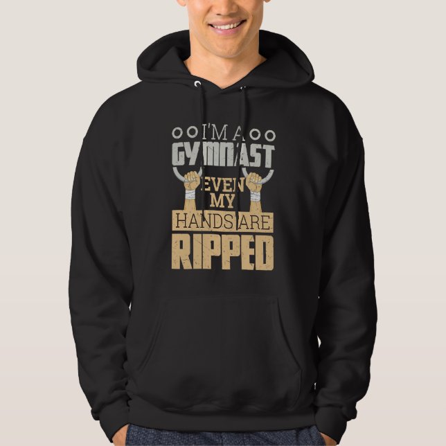 Sudadera I'm a Gymnast Even My Hands Are Ripped Gymnastic B (Anverso)