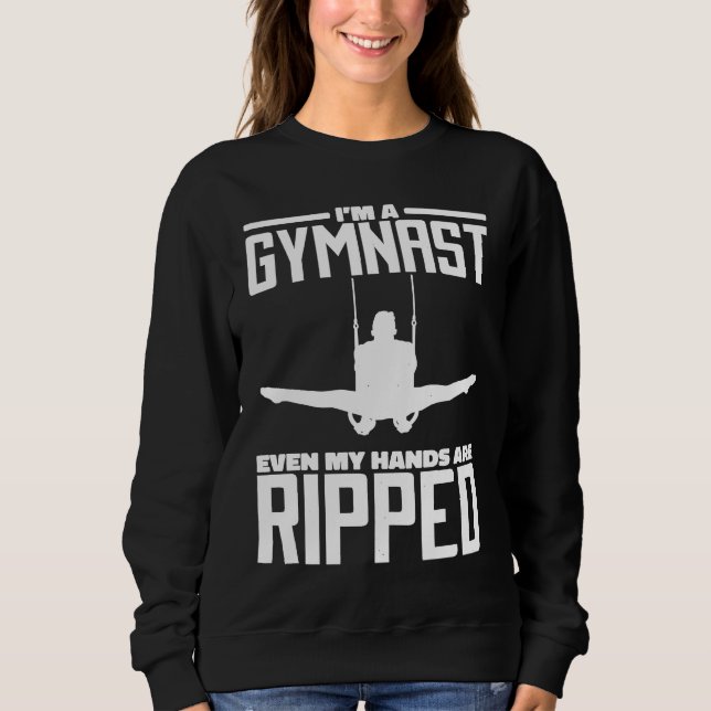Sudadera I'M A Gymnast Even My Hands Are Ripped Gymnastic L (Anverso)