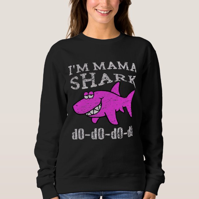 Sudadera Im a Mama Shark Mommy Shark (Anverso)