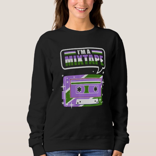Sudadera Im A Mixtape Genderqueer Pride (Anverso)