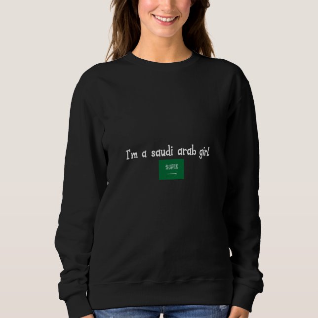 Sudadera I'm a saudi arab girl (Anverso)