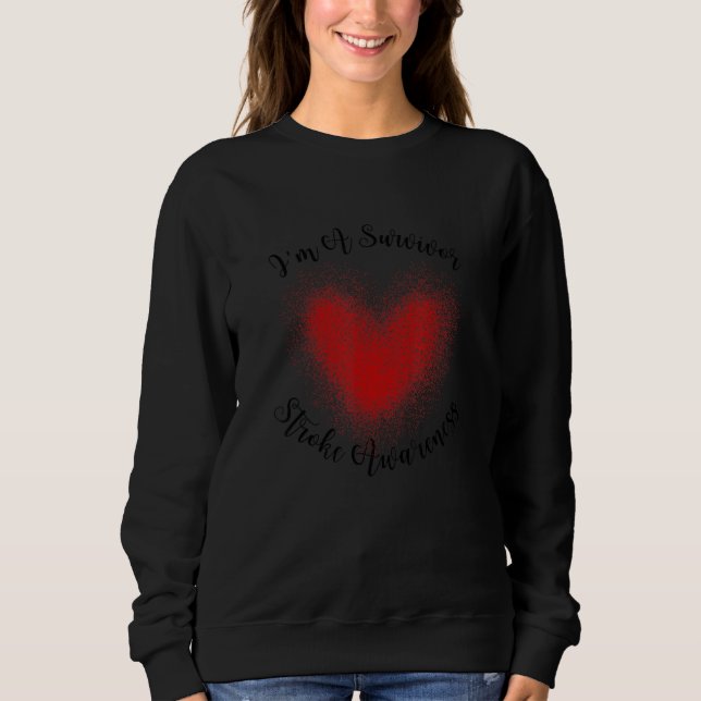 Sudadera I'm A Survivor Stroke Awareness 1 (Anverso)