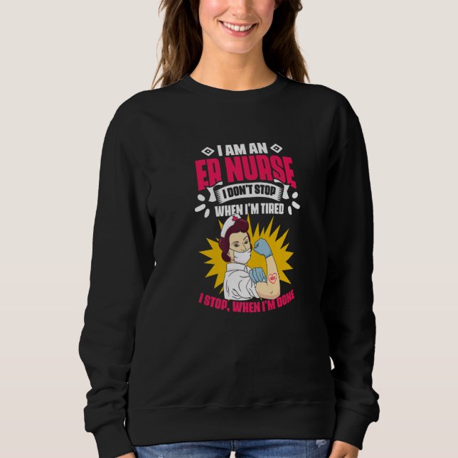 Sudadera I'm An ER Nurse Emergency Medical Technician EMT P (Anverso)