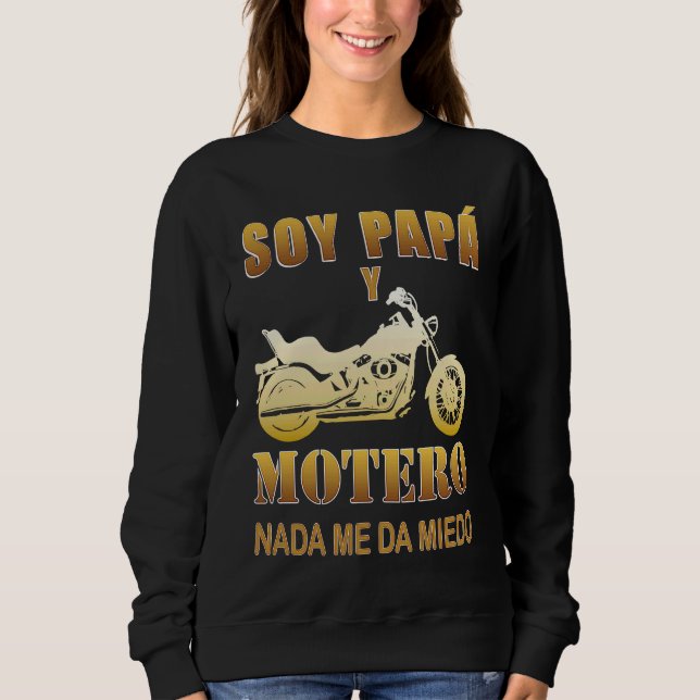 Sudadera I'm Dad and Biker Nothing Scary Me for Father's Da (Anverso)