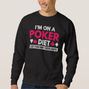 Sudadera Im En Un Gráfico De La Dieta De Poker Para El Juga