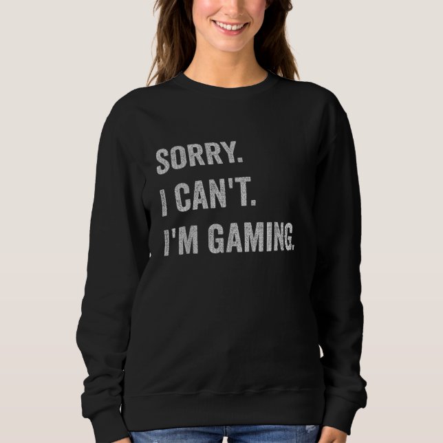 Sudadera I'm Gaming Video Games Funny Gamer Gift for Boys T (Anverso)