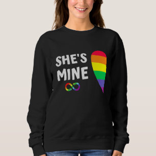 Sudadera Im Hers Shes Mine Coincide Con La Pareja De Lesbia