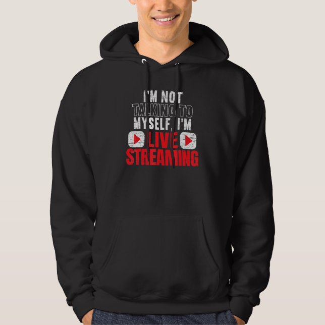 Sudadera Im Livestreaming Streaming Online Gaming Channel S (Anverso)