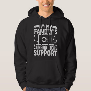Sudadera Im My Familys Funny Support Tech Support Computado