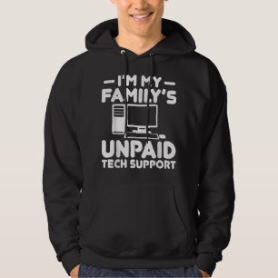 Sudadera Im My Familys Funny Support Tech Support Computado