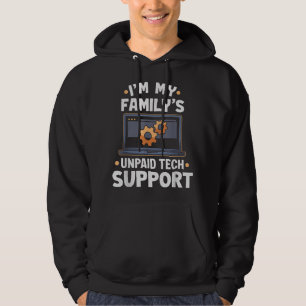 Sudadera Im My Familys Funny Support Tech Support Computado