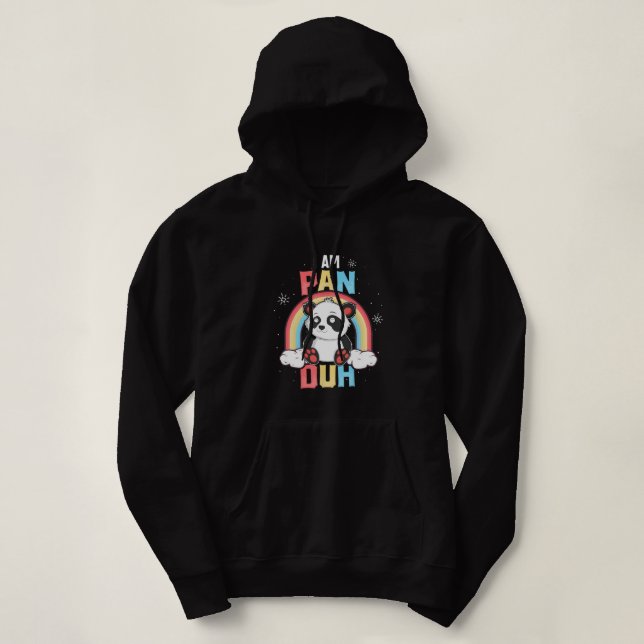 Sudadera Im Pan Duh Panda Pansexual Orgullo (Diseño del anverso)
