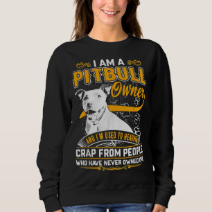 Sudadera Im Pit Bull Terrier Dueño Perro Amar R Dad Mom Boy