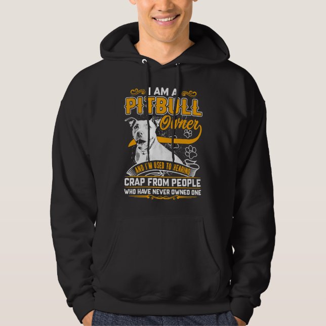 Sudadera Im Pitbull Terrier Dueño Perro Papá Mamá (Anverso)