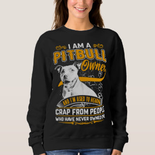 Sudadera Im Pitbull Terrier Dueño Perro Papá Mamá