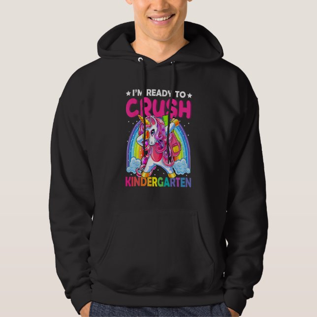 Sudadera I'm Ready To Crush Kindergarten Back To School Uni (Anverso)