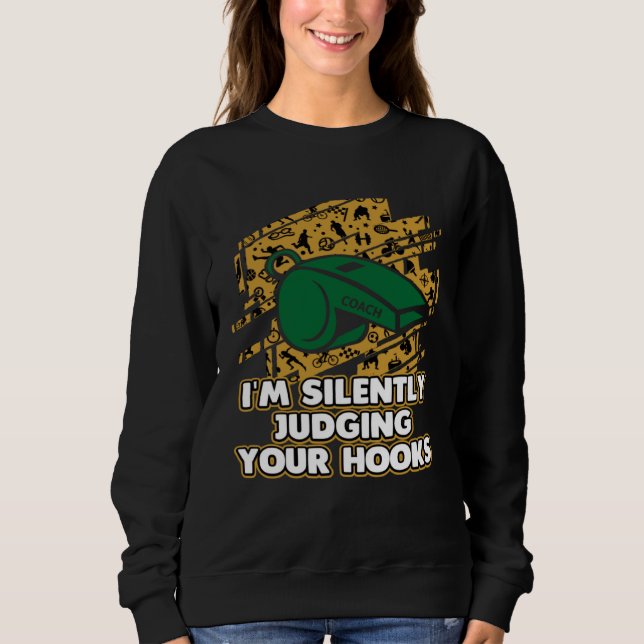 Sudadera Im Silently Judging Your Hooks Boxing Coach  Boxer (Anverso)