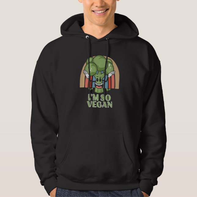 Sudadera Im So Vegan Broccoli (Anverso)