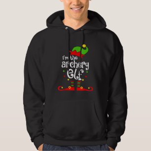 Sudadera Im The Archery Elf Navidades De La Familia De Xmas