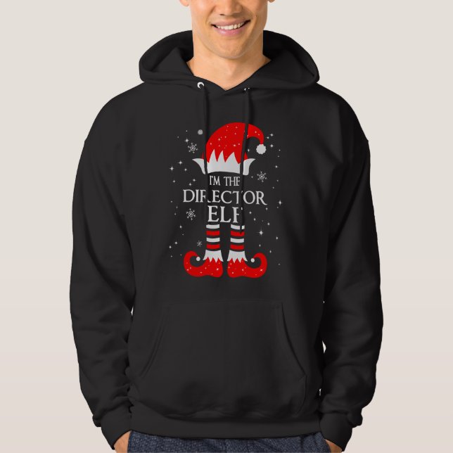 Sudadera I'm The Director Elf Matching Family Group Christm (Anverso)