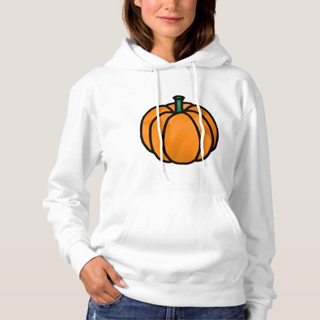 Sudadera Imagen de la Calabaza Naranja (Anverso)