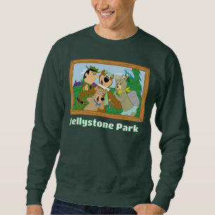 Sudadera Imagen enmarcada del bosque de Yogi Bear y amigos