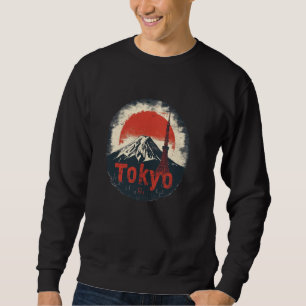 Sudadera Imagen gráfica de la cultura japonesa de Tokio
