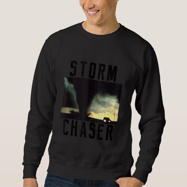Sudadera Imagen meteorológica de Storm Chaser Tornado (Anverso)
