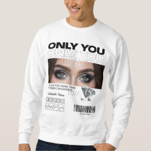 Sudadera Imagen y nombre de ojos personalizados Personali