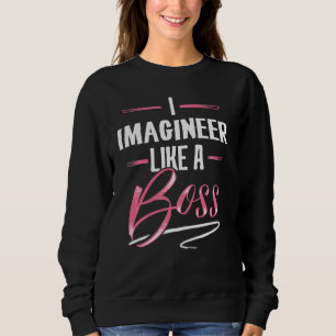 Sudadera IMAGINEER Like A Boss Tshirt Lady Boss Chica Power