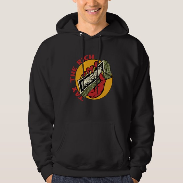 Sudadera Imponer impuestos a los ricos (Anverso)
