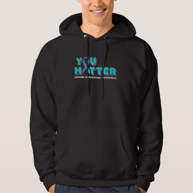 Sudadera Importa la prevención del suicidio Conciencia Verd (Anverso)
