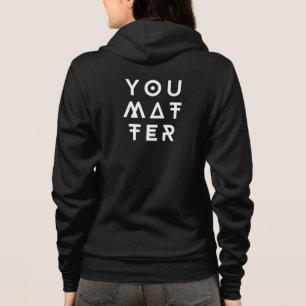 Sudadera Importa una cita inspiradora para evitar la ansied